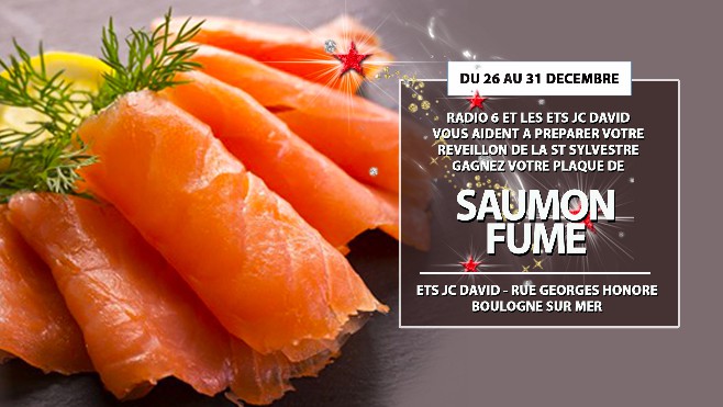 Gagnez votre plaque de saumon fumé avec Jc David à Boulogne Sur Mer