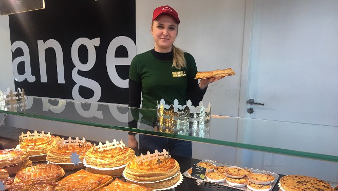 Dégustez les galettes pomme, frangipane et caramel beurre salé à la boulangerie Ange à Calais