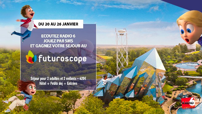 Jeu SMS : Gagnez votre séjour au Futuroscope d'une valeur de 420€