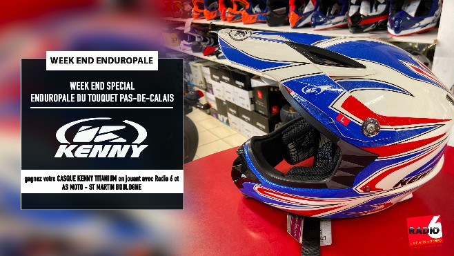 AS MOTO à St Martin Boulogne et Radio 6 vous offrent un casque KENNY TITANIUM