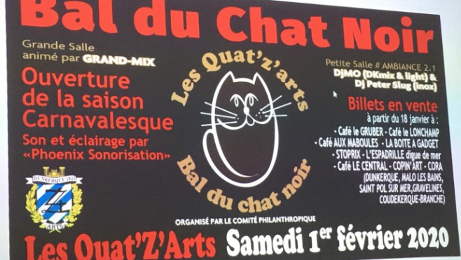 Les 10 000 billets du bal du Chat noir en vente à partir du 18 janvier !