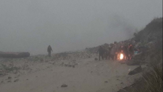 35 migrants secourus sur la plage du Touquet ce mardi matin 