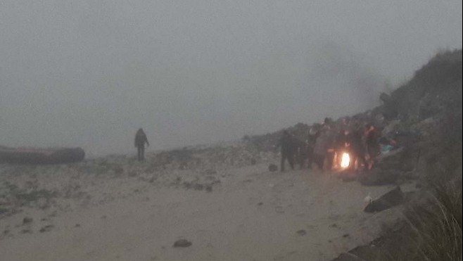 35 migrants secourus sur la plage du Touquet ce mardi matin