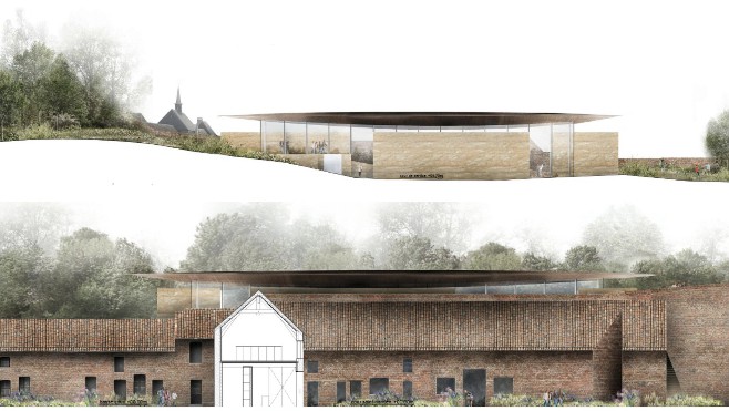 Neuville-sous-Montreuil: un projet contemporain choisi pour réaménager les dépendances de la Chartreuse