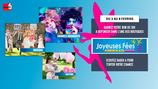 Gagnez 50€ avec Joyeuses Fées