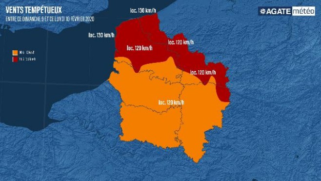 La tempête Ciara va frapper le littoral des Hauts-de-France ce dimanche