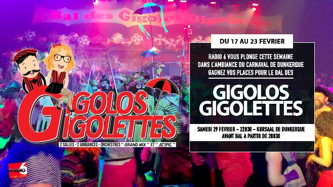 Gagnez vos entrées pour le bal des Gigolos Gigolettes au Kursaal de Dunkerque