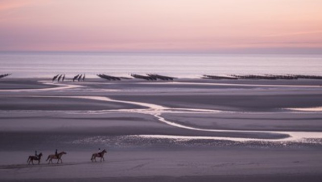 La Baie de Somme attire les touristes pendant ces vacances d'hiver