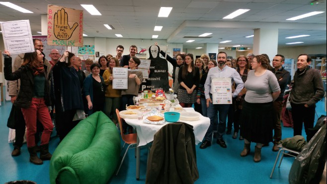 A Boulogne sur mer, une trentaine de professeurs ont occupé le lycée Branly jeudi soir.