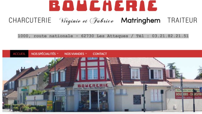 Les Attaques : la boucherie Matringhem est ouverte et livre à domicile !