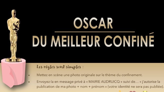 Audruicq lance son concours de «L’oscar du Meilleur confiné »