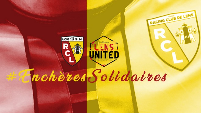 Le RC Lens met des maillots aux enchères pour aider le personnel soignant ! 