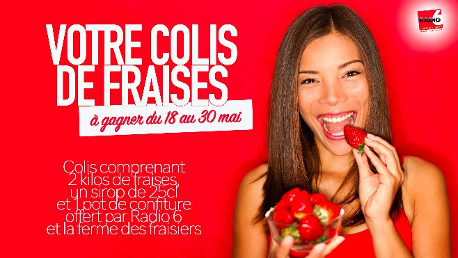 Gagnez votre colis comprenant 1Kg de fraises avec la Ferme des Fraisiers