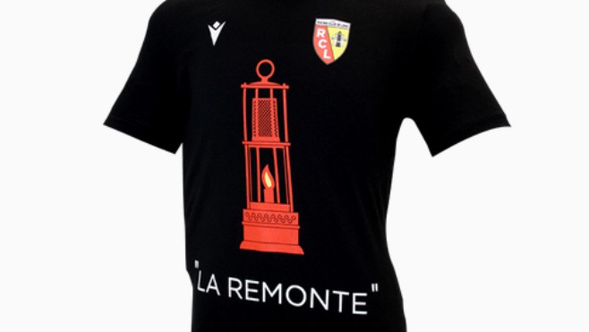 RC Lens : un t-shirt collector pour fêter le retour en Ligue 1 et rendre hommage aux