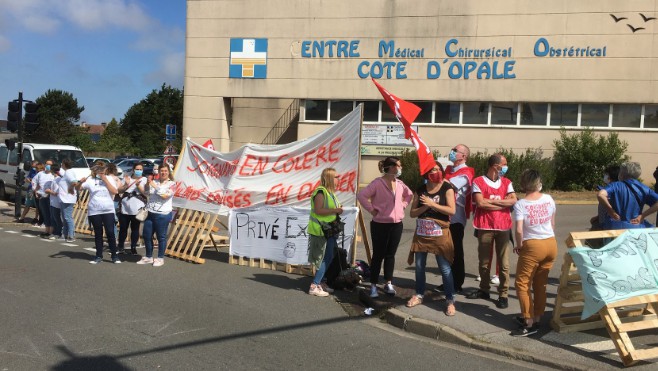 Une grève reconductible est lancée à la Clinique de la Côte d’Opale !