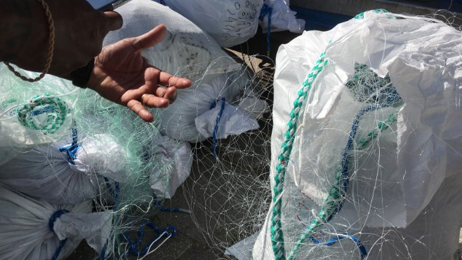 Une première à Boulogne : un filet de pêche biodégradable testé en mer !