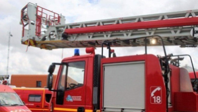 Incendie d'un bâtiment désaffecté à Outreau