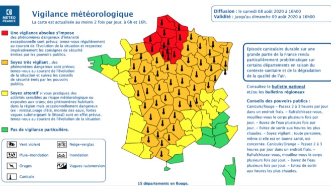 Vigilance rouge canicule pour les Hauts de France !