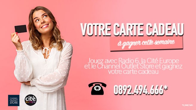 Gagnez votre carte cadeau avec la Cité Europe et le Channel Outlet Store