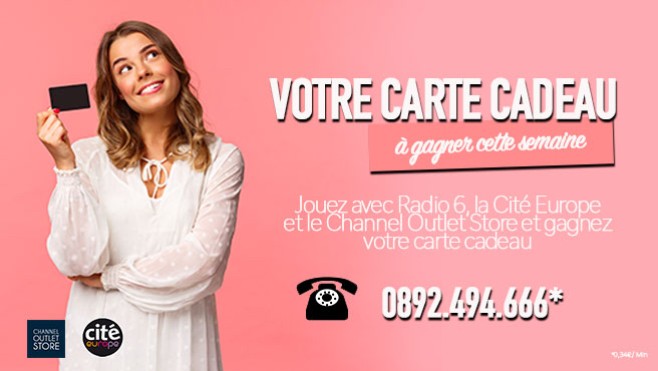 Gagnez votre carte cadeau avec la Cité Europe et le Channel Outlet Store 