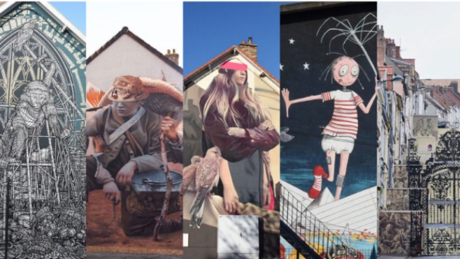Six œuvres de Street Art ont été réalisées à Boulogne cet été !