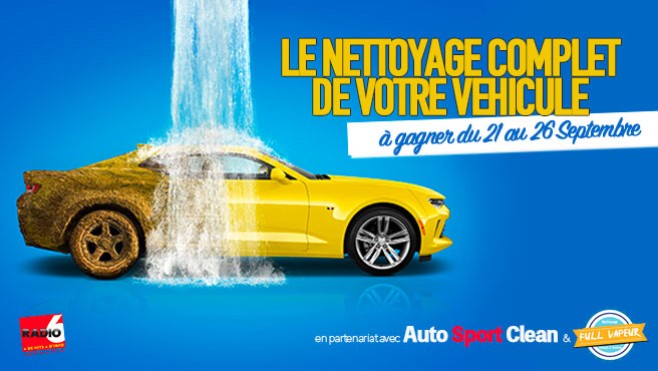 Gagnez le nettoyage complet de votre véhicule avec Auto Sport Clean et Full Vapeur 