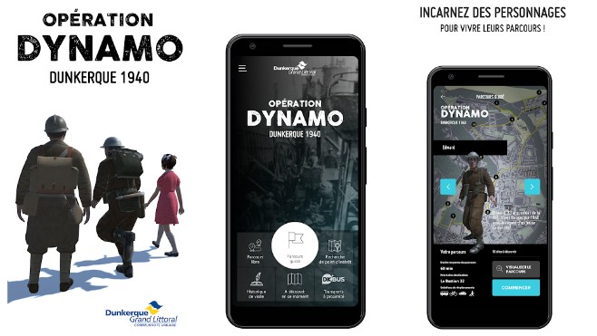 Une application mobile pour revivre l’Opération Dynamo à Dunkerque !