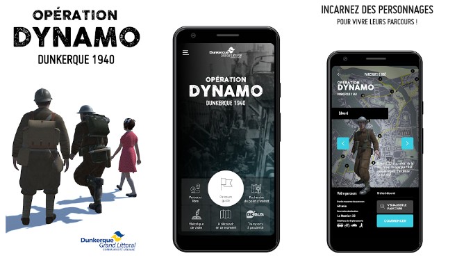 Une application mobile pour revivre l’Opération Dynamo à Dunkerque !
