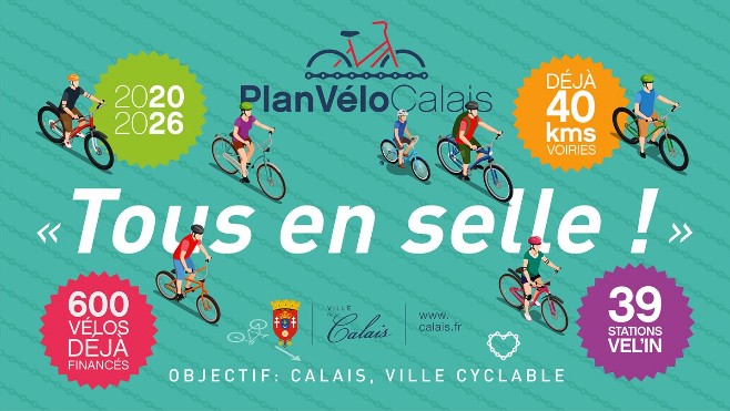 La ville de Calais lance la phase 2 de son plan vélo !