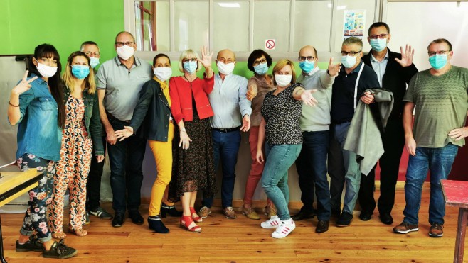 Masqués, les comédiens des Thibautins sont remontés sur les planches !