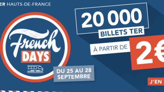 SNCF: 20.000 billets mis en vente à prix réduits jusqu'à lundi 