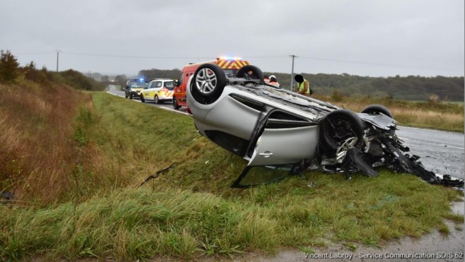 Hames-Boucres: une femme décède dans un accident de la route