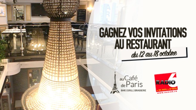 Gagnez votre repas pour 2 au Café de Paris de Calais