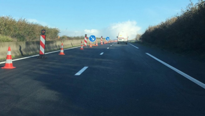 Sur l'A16, la bretelle d'entrée Marquise/Rinxent fermée dès ce soir pour 4 jours.