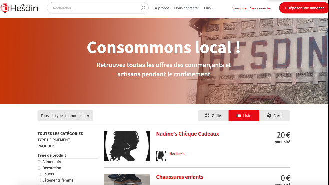 Hesdin: un site d'achats en ligne lancé pour aider les commerçants