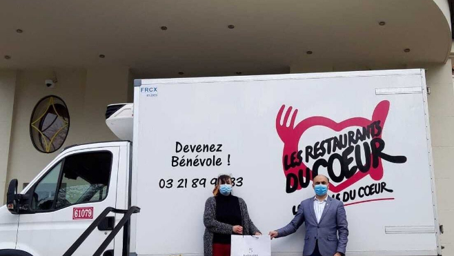 Touquet: le Wesminster a donné ses denrées périssables aux Restos du Coeur