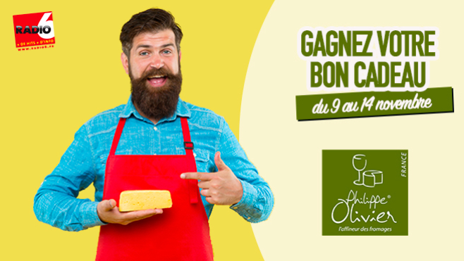 Gagnez votre bon cadeau de 30€ avec les fromageries Philippe Olivier