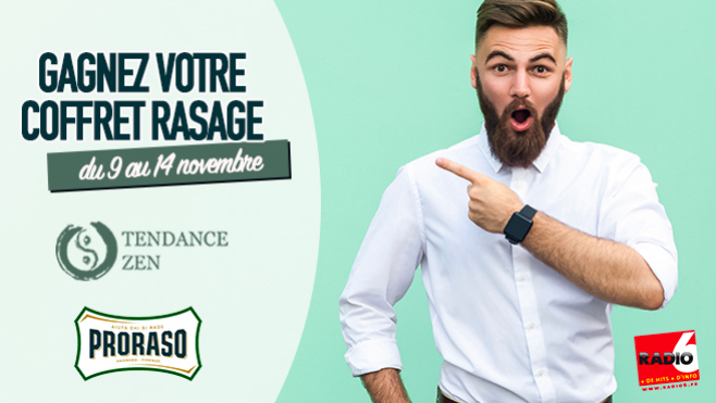 Gagnez votre coffret de rasage Proraso avec Tendance Zen à Boulogne Sur Mer