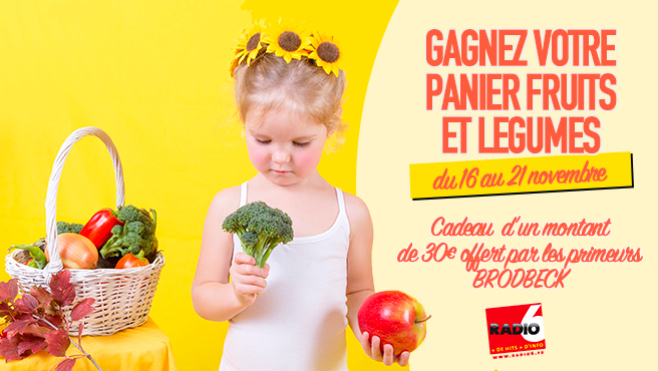 Gagnez votre panier de fruits et légumes avec les primeurs Brodbeck