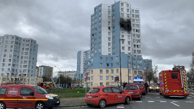 Un homme en garde à vue après l’incendie d’un appartement quartier du Beau-Marais à Calais