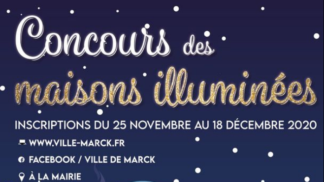 La ville de Marck lance un concours des maisons illuminées