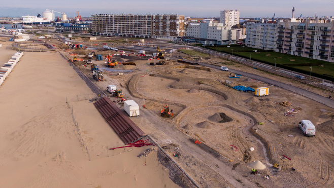 Le front de mer de Calais en pleine transformation 