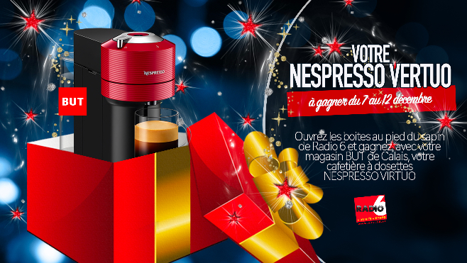 Grand jeu de Noël - But à Calais vous offre une Nespresso Vertuo