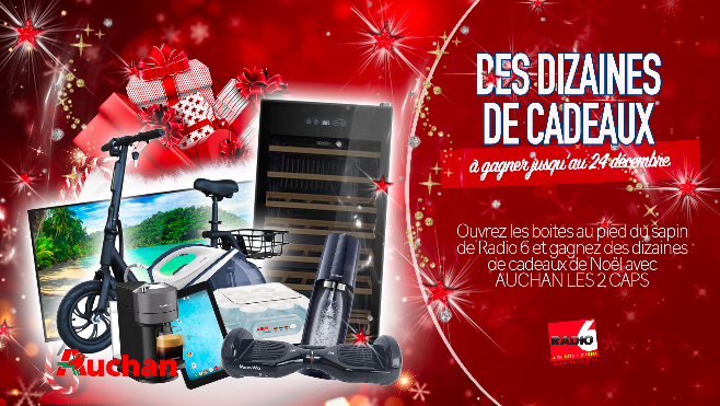 Grand jeu de Noël - 3500€ de cadeaux à gagner avec Auchan