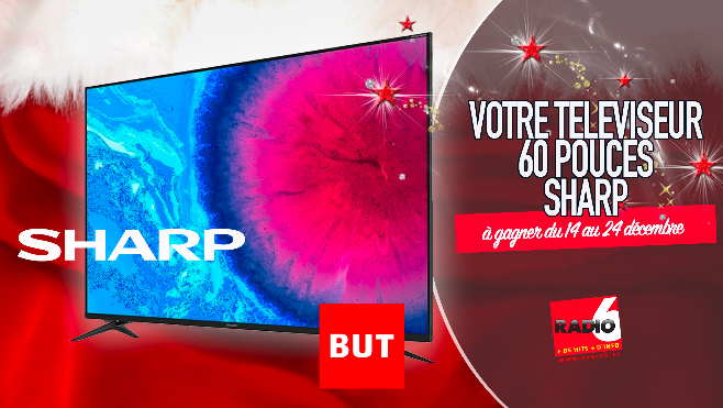 GRAND JEU DE NOEL - But vous offre votre téléviseur 4K - 60 pouces de la marque Sharp - 699€