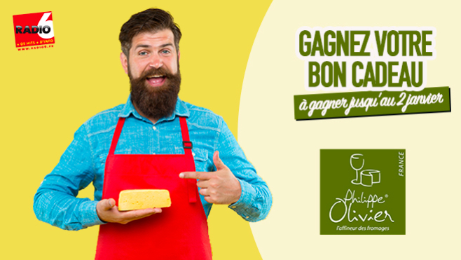 Gagnez votre bon cadeau de 30€ avec les fromageries Philippe Olivier