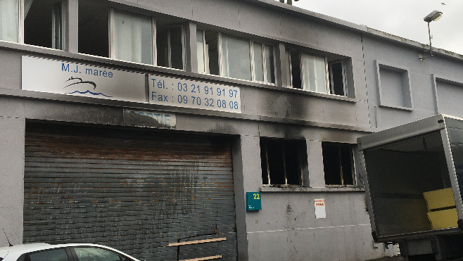 Port de Boulogne : incendie chez Supra Marée hier soir