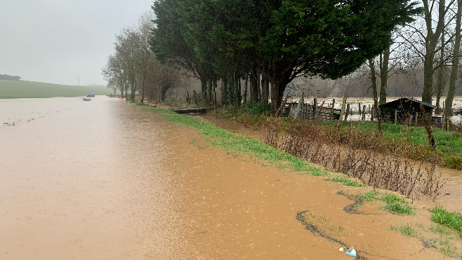 Inondations en série dans l'arrière pays de la Côte d'Opale et de la Côte Picarde 