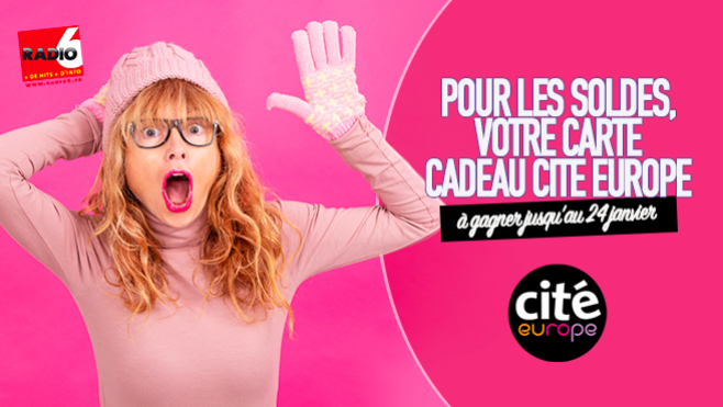 Gagnez votre carte cadeau de 25€ avec la Cité Europe