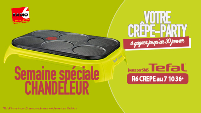 JEU SMS - Gagnez votre Crêpe Party Téfal